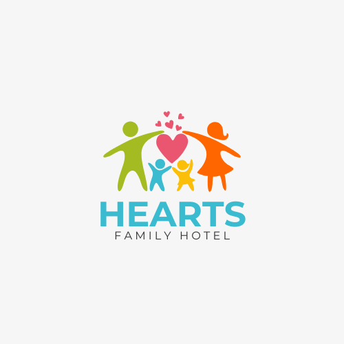 Colorful Flat Illustrative Family Club Logo